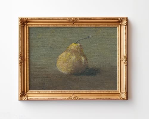 Vintage Pear Still Life Print on Canvas-Pear Art Print | Prints in Paintings by Melissa Mary Jenkins Art. Item made of canvas works with country & farmhouse & traditional style