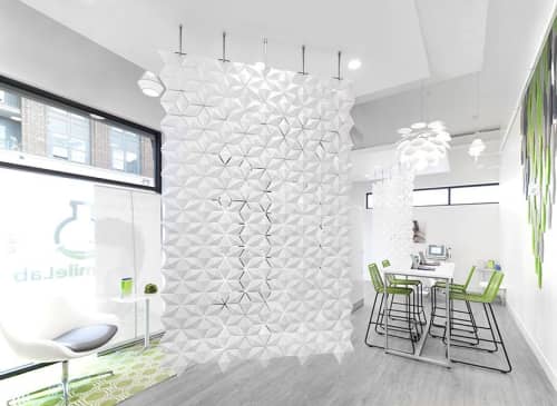Facet hanging room divider 170 x 265cm | Decorative Objects by Bloomming, Bas van Leeuwen & Mireille Meijs | The Smile Lab in Lexington. Item composed of steel & synthetic