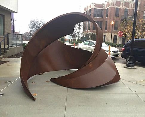 Nucleus | Public Sculptures by Medwedeff Forge and Design | Terra House in Nashville