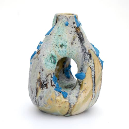 Amphora Bubblegum Vase | Vases & Vessels by niho Ceramics. Item made of stoneware works with contemporary & coastal style