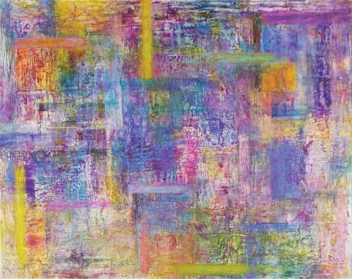Heart N' Soul | Oil And Acrylic Painting in Paintings by Jill Krutick. Item made of synthetic