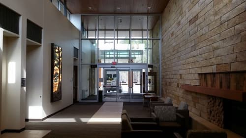 Twins | Sculptures by Aaron Laux Design | Essentia Health-Sandstone in Sandstone
