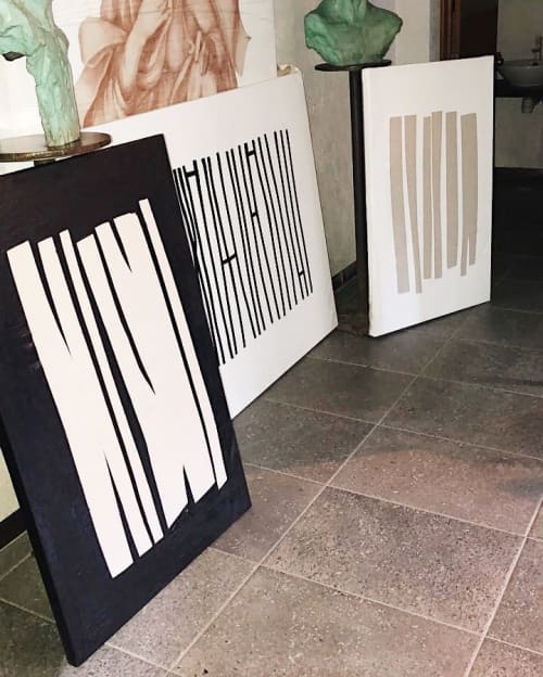 Puentes Fronteras | Oil And Acrylic Painting in Paintings by Atelier Stumpo. Item composed of canvas and synthetic