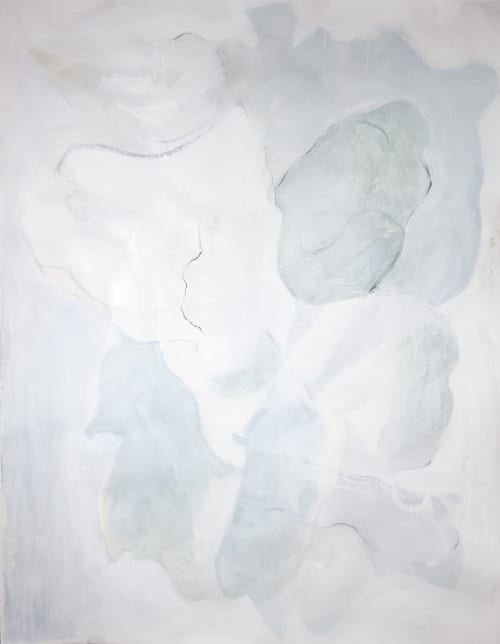 The Light, the Familiar, the Strange | Oil And Acrylic Painting in Paintings by Joanna Cutri. Item made of paper with synthetic works with modern style
