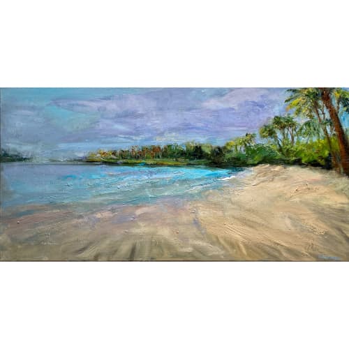 The Substance Of Things Hoped For | Oil And Acrylic Painting in Paintings by Julia Lawing Fine Art. Item composed of canvas and synthetic in coastal style