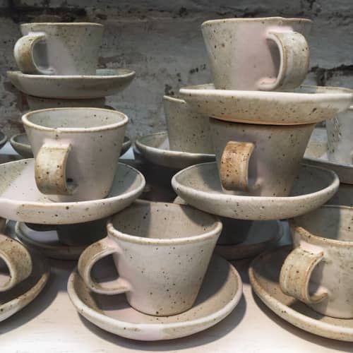 M. Georgina Espresso Cups & Saucers | Mug in Drinkware by Len Carella | M.Georgina in Los Angeles. Item made of stone