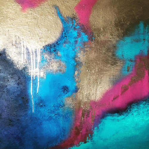 Shangri-La | Oil And Acrylic Painting in Paintings by Eleanor McKnight | Guildford Town Centre in Surrey. Item made of canvas with synthetic