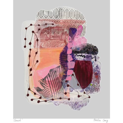 Crush- PRINT | Prints by Nastia Craig. Item composed of paper
