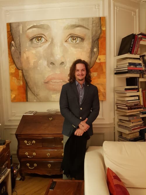 The Lament of Æsir | Mixed Media by Roldan Lauzan Studio. Item composed of canvas and synthetic