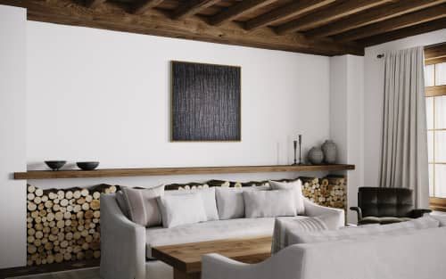 Their Bravery Knew No End II | Wall Sculpture in Wall Hangings by Saskia Saunders. Item made of canvas compatible with minimalism and contemporary style