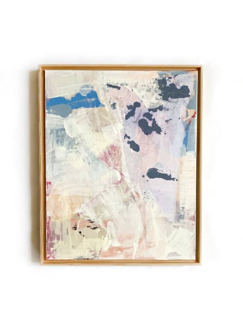"Snow Sky" Original Painting | Oil And Acrylic Painting in Paintings by Jessalin Beutler