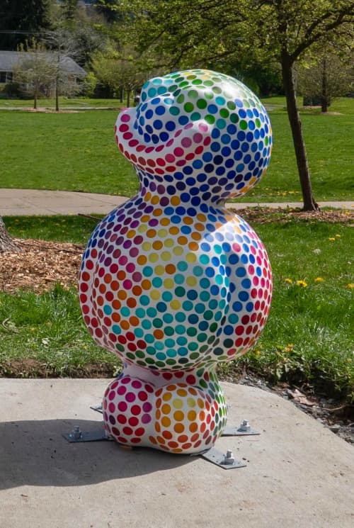 Jelly Baby Sculpture | Sculptures by uckiood | Harriet Spanel Park in Bellingham. Item in contemporary or modern style