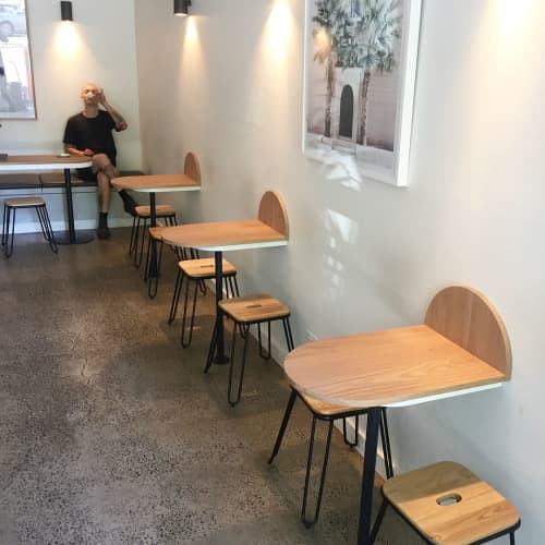 Custom Tables | Tables by Heimur | Bloom Coffee Bar in Carlton