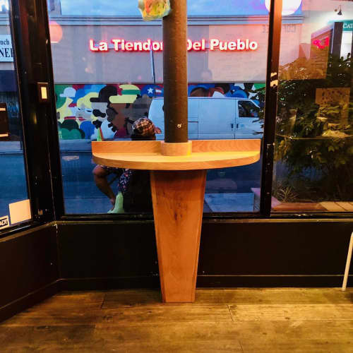 Coffee Station | Coffee Table in Tables by HerlanderArt | Coffee Mob in Brooklyn. Item composed of oak wood