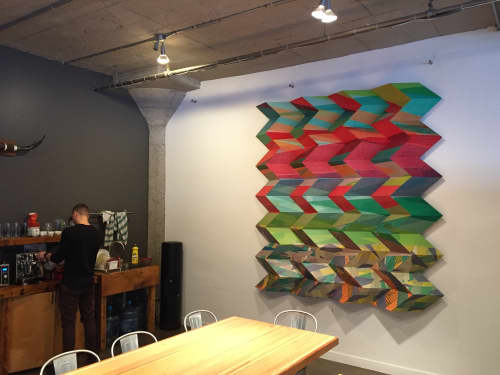 Time Flies | Wall Sculpture in Wall Hangings by Jason Cantoro | Eltoro Studio in Montréal. Item composed of aluminum and paper