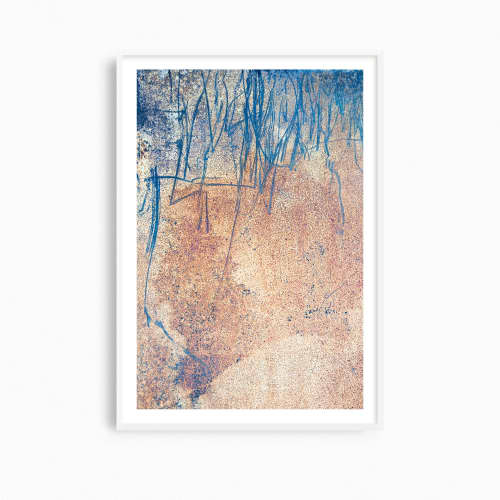 Industrial abstract art, 'Rugged Rust' photography print | Photography by PappasBland. Item made of paper works with contemporary & industrial style