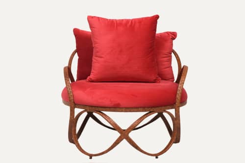 Danny Accent Chair | Chairs by Monarca Goods. Item made of fabric & synthetic compatible with boho and contemporary style