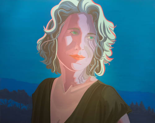 The Magic Hour | Oil And Acrylic Painting in Paintings by Helena Wurzel. Item composed of canvas and synthetic