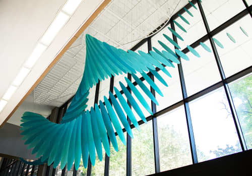 Cleveland State University - Commission | Public Sculptures by Virginia Kistler | Cleveland State University in Cleveland. Item made of steel with synthetic