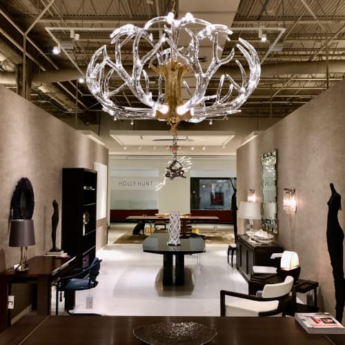 The Crystal Antler Chandelier by LWSN at Houston, Houston Wescover Chandeliers