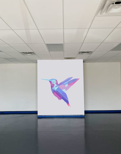 Bluebird Mural | Murals by Britny Lizet | New York in New York. Item composed of synthetic
