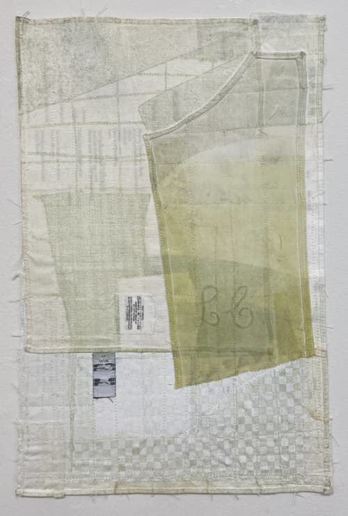 Contact Us | Collage in Paintings by Susan Smereka. Item composed of cotton and paper in minimalism or contemporary style