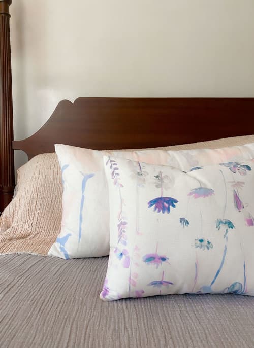 Forever Flowers - Canyon Pillow | Pillows by BRIANA DEVOE. Item made of cotton