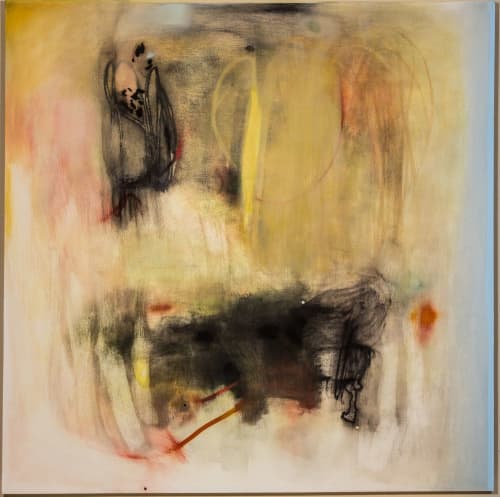 Made of More | Oil And Acrylic Painting in Paintings by Anne C. Faber. Item made of canvas & synthetic