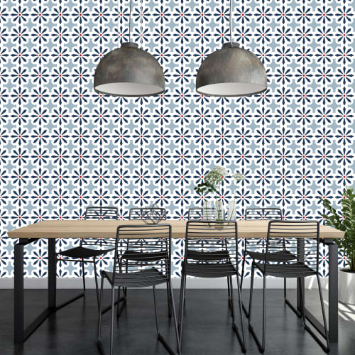 Wallpaper Vicente AZ | Wall Treatments by Alzuleycha. Item made of paper