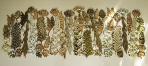 Botanical Structures III | Sculptures by Kay Aplin. Item made of ceramic