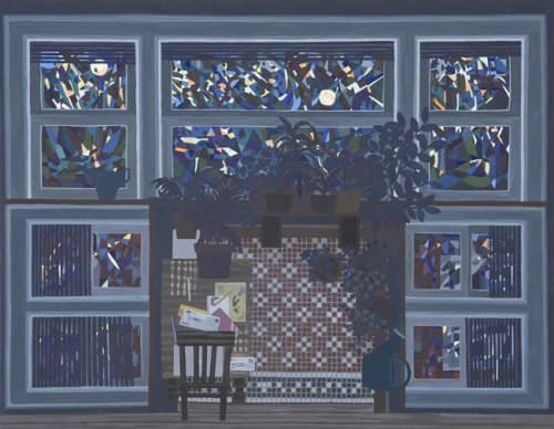 Midnight, 2am, 4am | Oil And Acrylic Painting in Paintings by Ann Toebbe. Item made of canvas