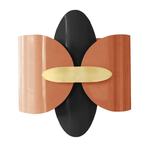 Lola Wall | Sconces by Dovain Studio. Item composed of brass and glass