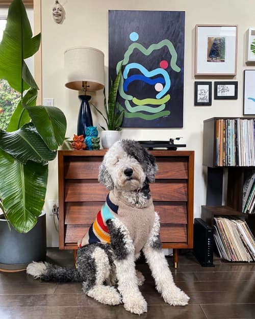 Take me for a walk | Oil And Acrylic Painting in Paintings by Ruth Le Roux
