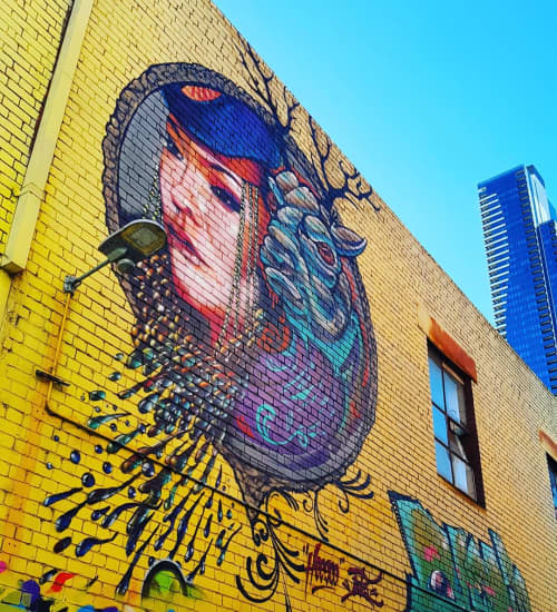 Wall Mural | Street Murals by Heesco | Queen Victoria Market in Melbourne. Item composed of synthetic