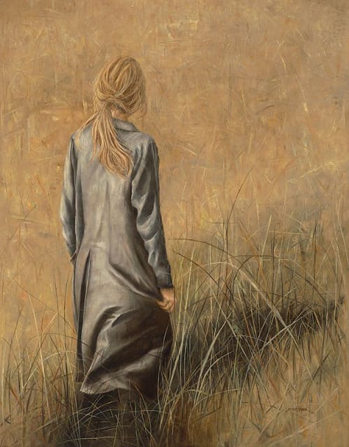 Eric Hopper "A Good Day" | Oil And Acrylic Painting in Paintings by YJ Contemporary Fine Art | YJ Contemporary Fine Art in East Greenwich. Item composed of canvas