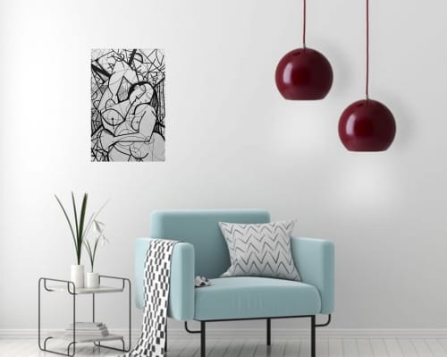 Pablo | Drawings by By Amelie Art. Item composed of paper