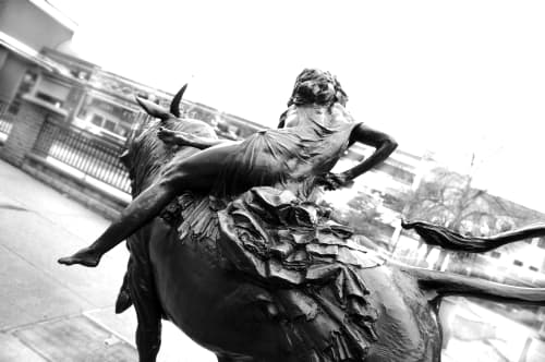 Europa | Public Sculptures by Joshua Koffman. Item composed of metal