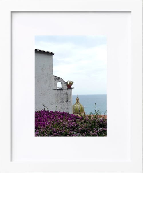 Golden Dome of Positano | Photography by KNOF design. Item in contemporary or coastal style