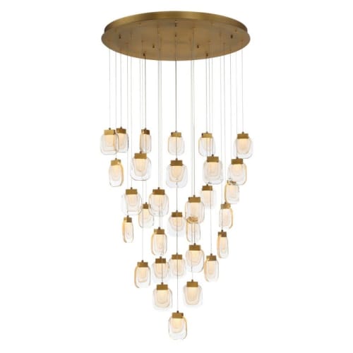 SJ2071 SUGAR CHANDELIER | Chandeliers by alanmizrahilighting | New York in New York. Item made of brass with glass