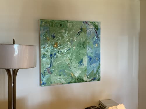 Cy | Mixed Media by Shawn Camp. Item composed of canvas