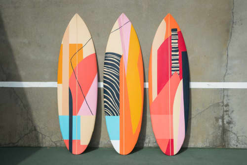 painted surfboard art