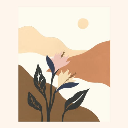 A Walk in the Valley | Prints by Elana Gabrielle. Item made of paper