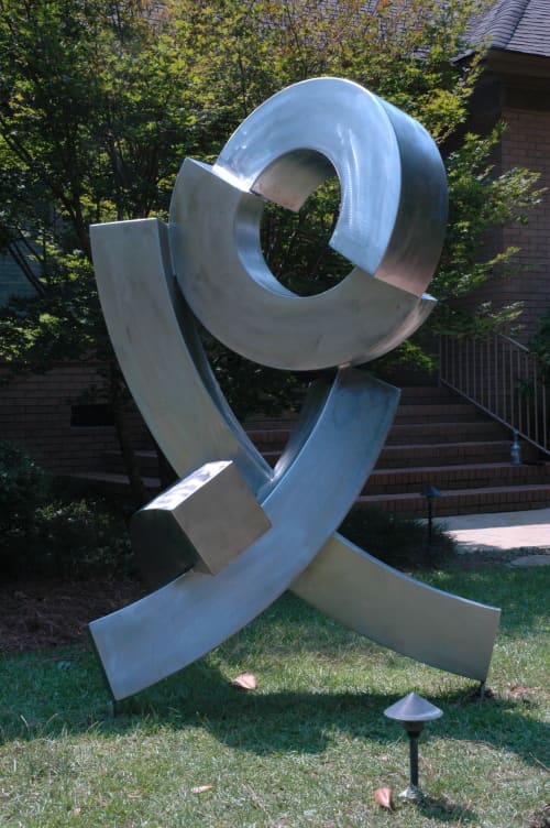 Untitled Rhythm | Public Sculptures by Rob Lorenson. Item made of steel