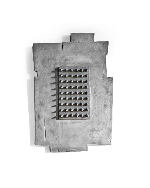 CONCRETE DANCE | Monumental Textural Wall Sculpture | Wall Hangings by Sizmari. Item composed of concrete & fiber compatible with minimalism and contemporary style