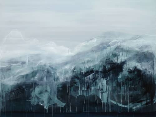 IAOTA 14 | Oil And Acrylic Painting in Paintings by Lisa Ochowycz. Item composed of synthetic