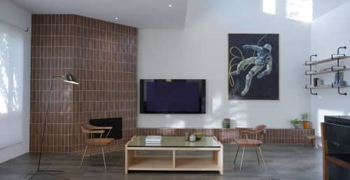 April Coffee Table | Tables by shapiro joyal studio | Private Residence, Palm Drive in Beverly Hills. Item composed of maple wood and glass