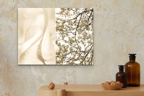 Diptych, Abstract and Floral | Photography by Caroyl La Barge›. Item made of canvas & paper compatible with contemporary and country & farmhouse style