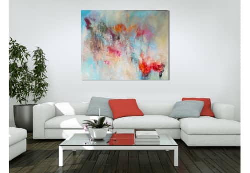 A New Day, large scale abstract for the home or office by The Mink ...