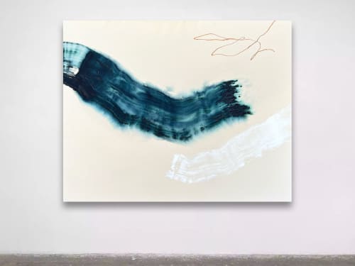 Me + You | Oil And Acrylic Painting in Paintings by Beth Winterburn. Item made of canvas & paper