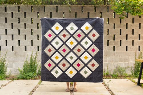 Chiang Mai Quilt | Linens & Bedding by Vacilando Studios. Item composed of cotton